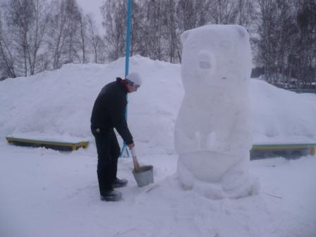 Снежные скульптуры 2010год