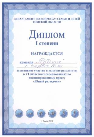 Победа в соревнованиях «Юный разведчик» Победа в соревнованиях «Юный разведчик»