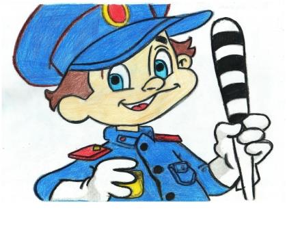 В центре «Родник» прошел конкурс детского рисунка «Полиция нас бережёт»